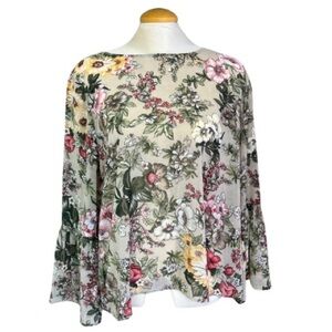 NWOT - Arianna by Howard's Women's L/XL Floral Dress Shirt